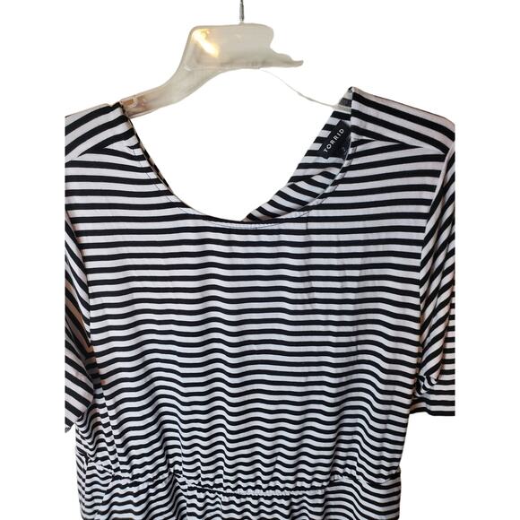 Torrid Mini Jersey Twist Back Skater Dress, 2X - Picture 4 of 8